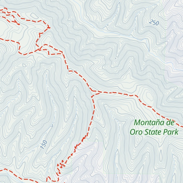 Map of Oats Peak