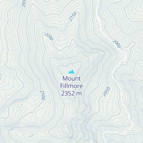 Map of Mount Fillmore