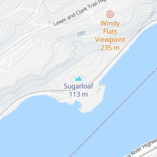 Map of Sugarloaf
