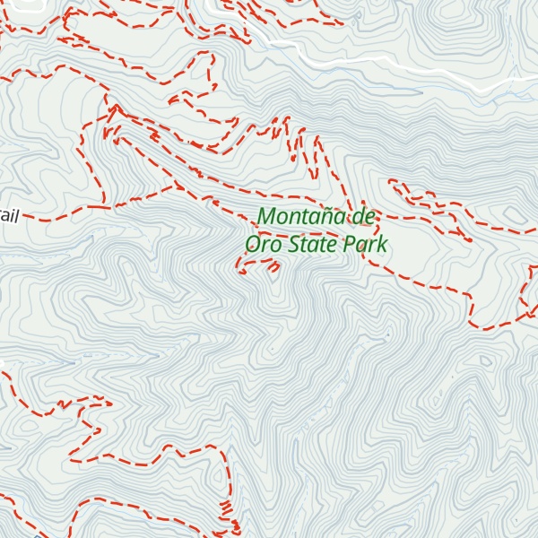 Map of Valencia Peak