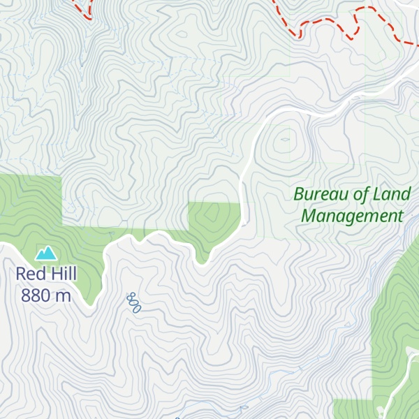 Map of Second Sugarloaf