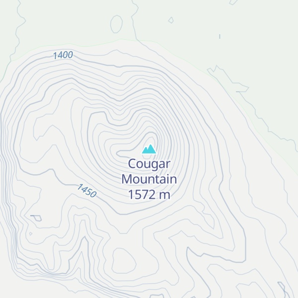 Map of Cougar Mountain