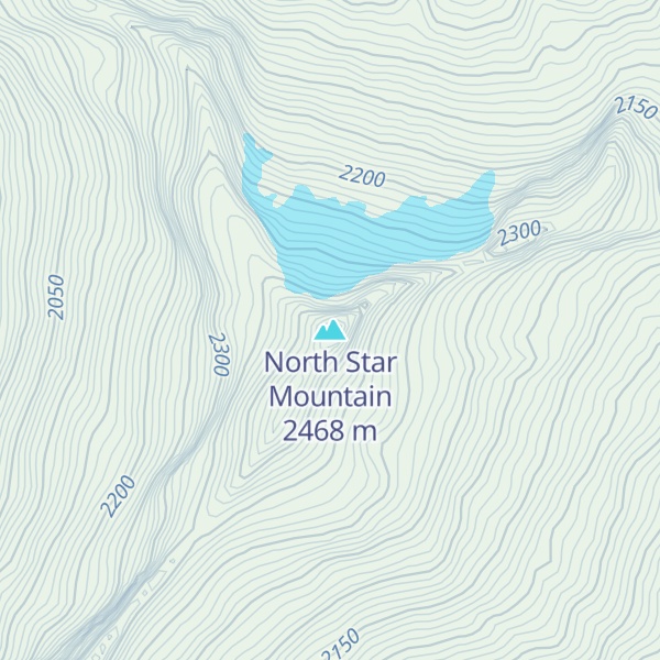 Map of North Star Mountain