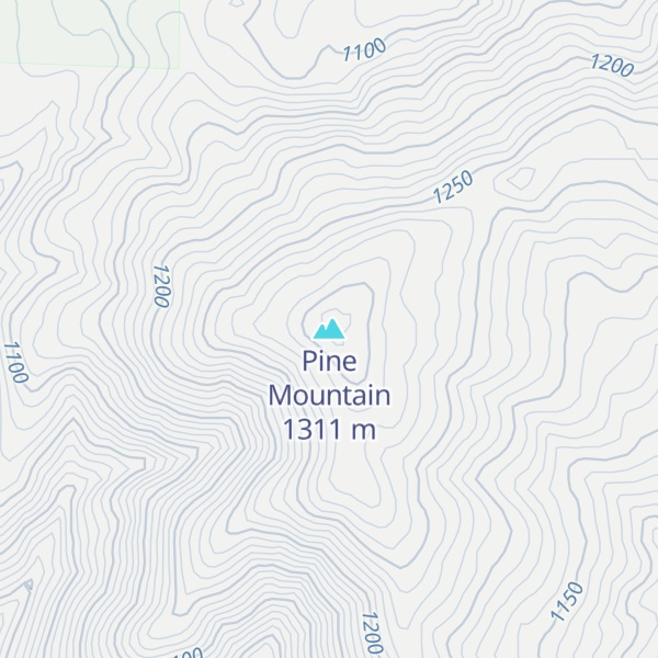 Map of Pine Mountain