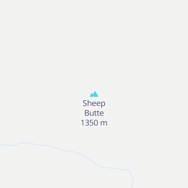 Map of Sheep Butte