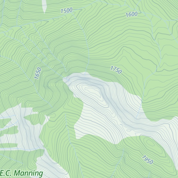 Map of Nordheim Peak