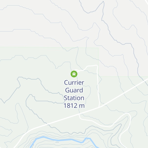 Map of Currier Guard Station