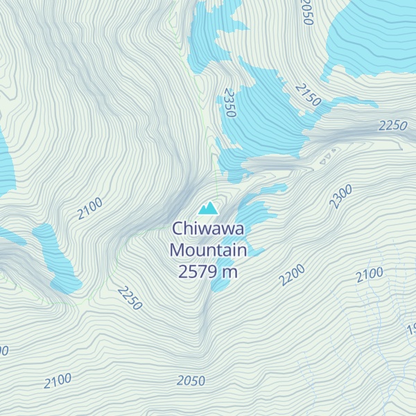 Map of Chiwawa Mountain