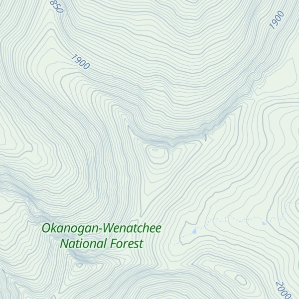Map of North Chiwaukum