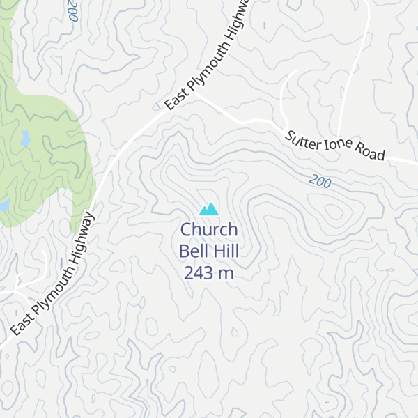Map of Church Bell Hill