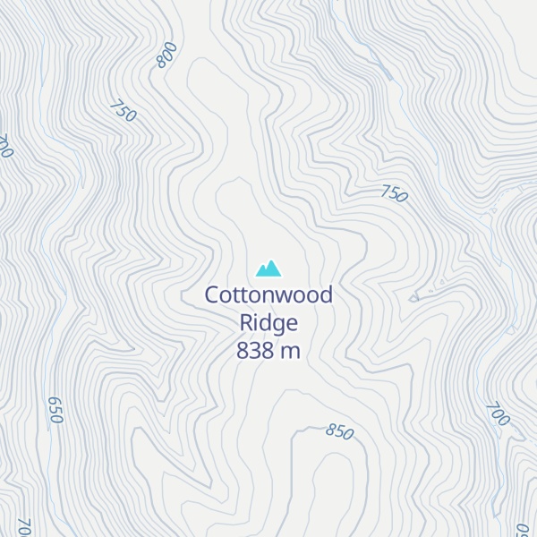 Map of Cottonwood Ridge