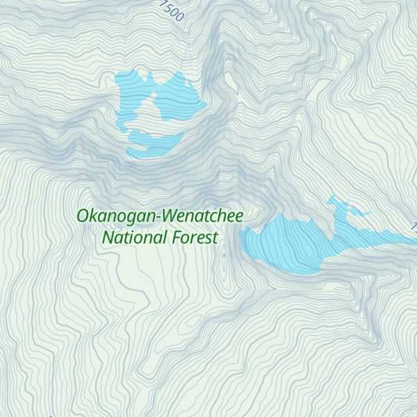Map of Buck Mountain