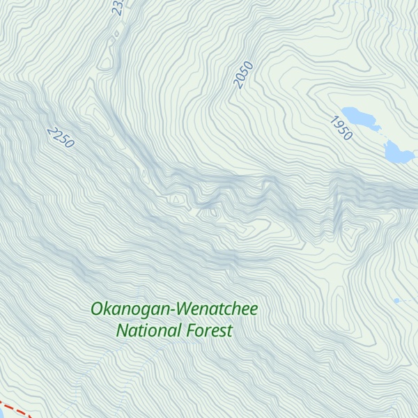 Map of Chiwawa Ridge