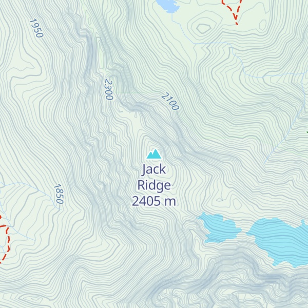 Map of Jack Ridge