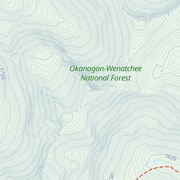 Map of Middle Chiwaukum