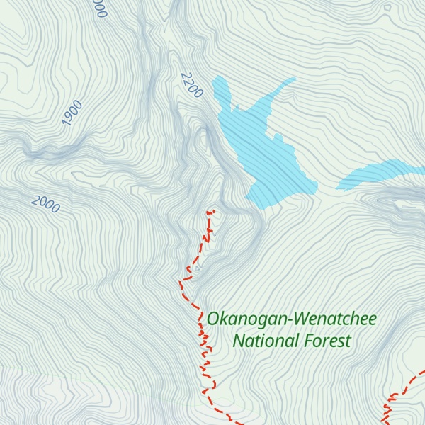 Map of Crater Mountain