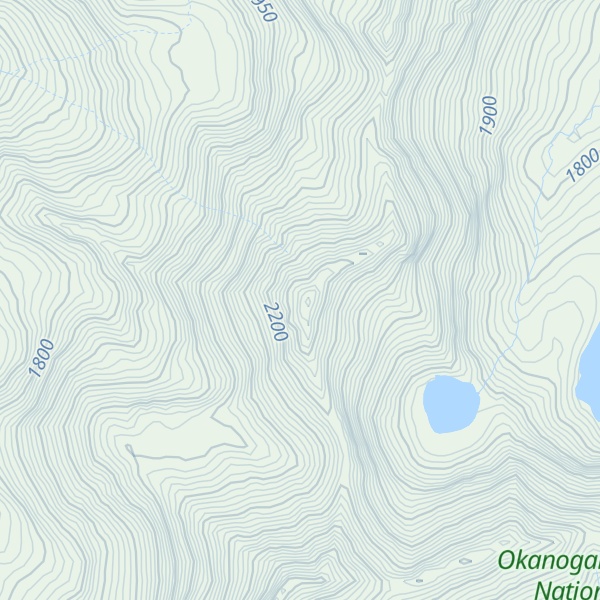Map of Deadhorse Peak