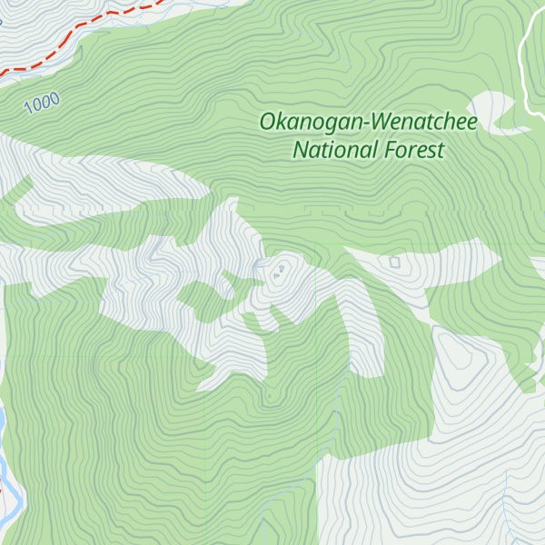 Map of Teanaway Butte