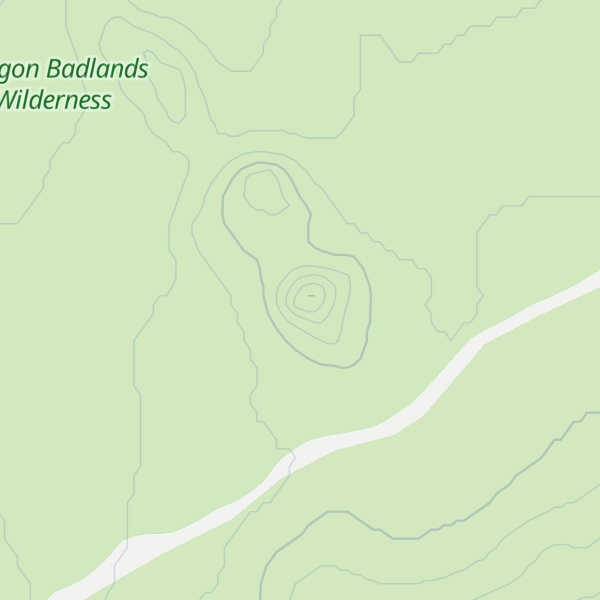 Map of Three Buttes