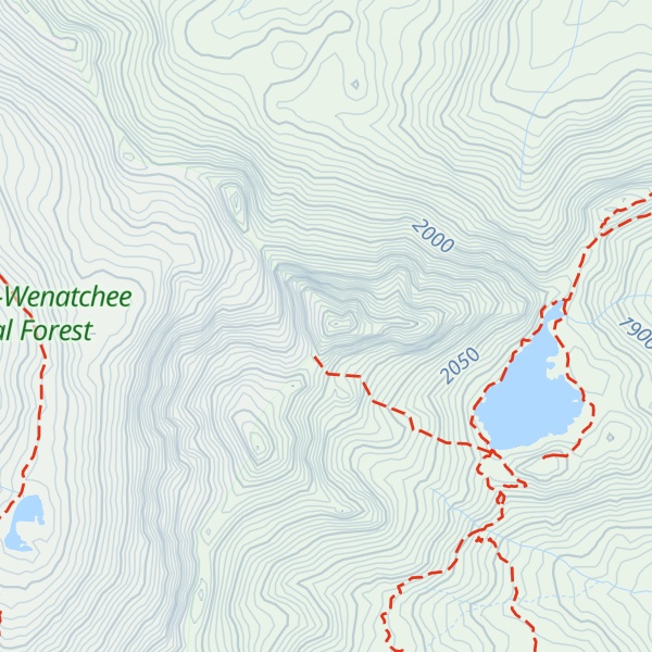 Map of Ingalls Peak
