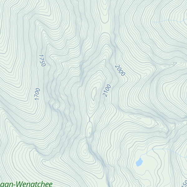 Map of Spratt Mountain