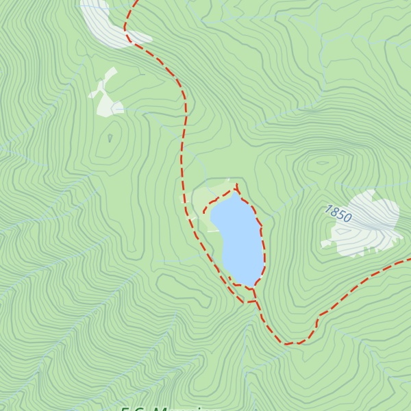Map of Poland Lake Hut