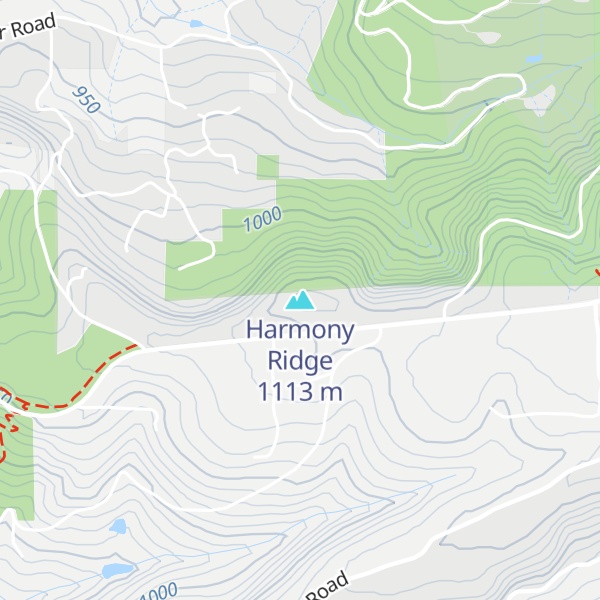 Map of Harmony Ridge