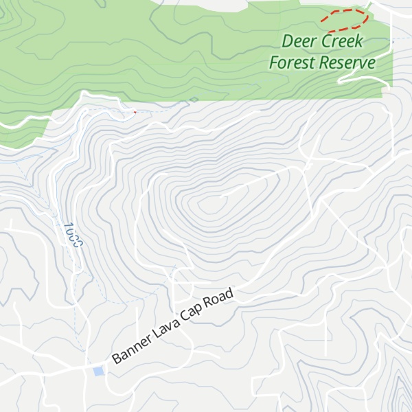 Map of Banner Mountain