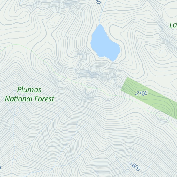 Map of Keddie Peak