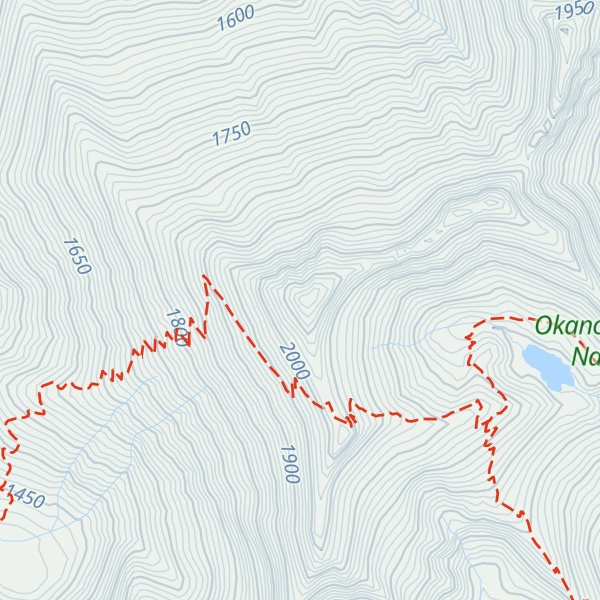 Map of Rock Mountain
