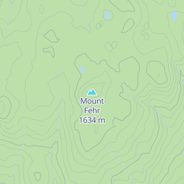 Map of Mount Fehr