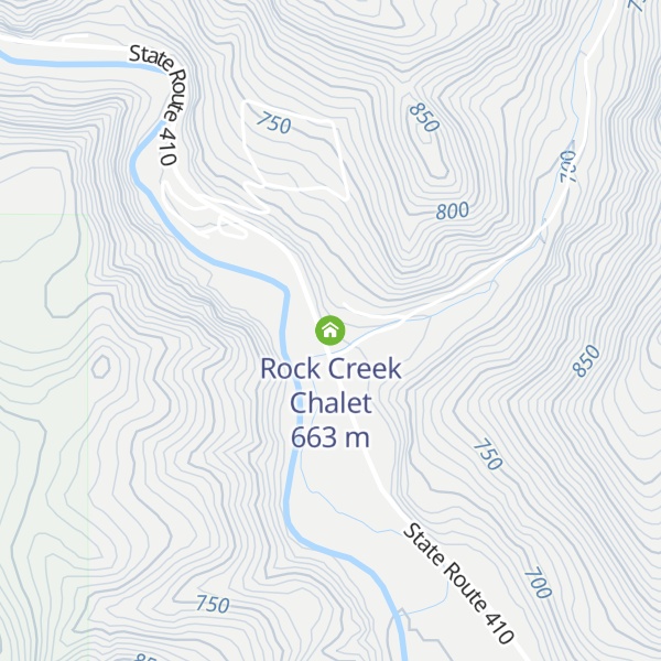 Map of Rock Creek Chalet