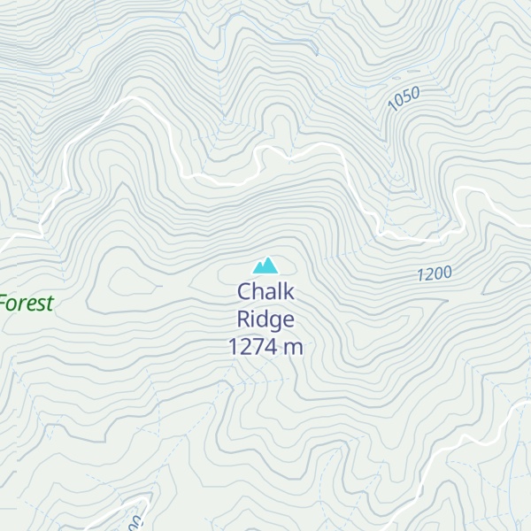 Map of Chalk Ridge