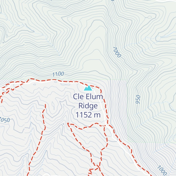 Map of Cle Elum Ridge