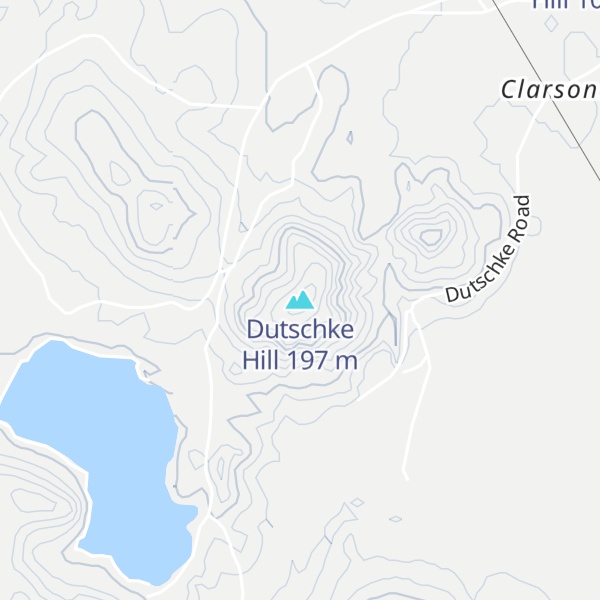 Map of Dutschke Hill