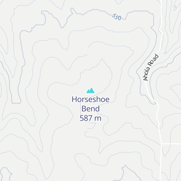 Map of Horseshoe Bend