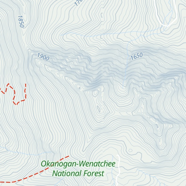 Map of Hawkins Mountain