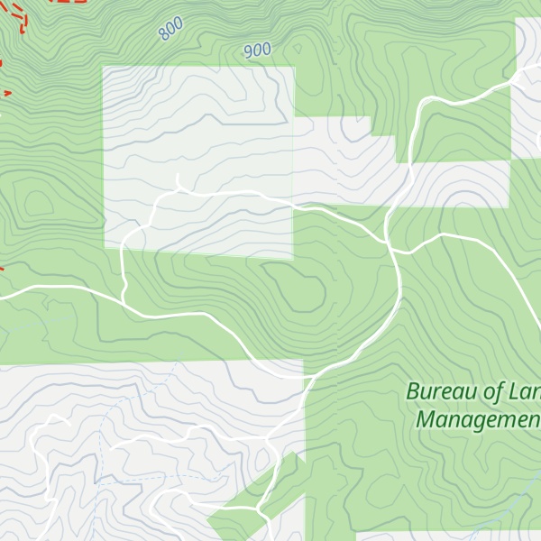 Map of Round Mountain