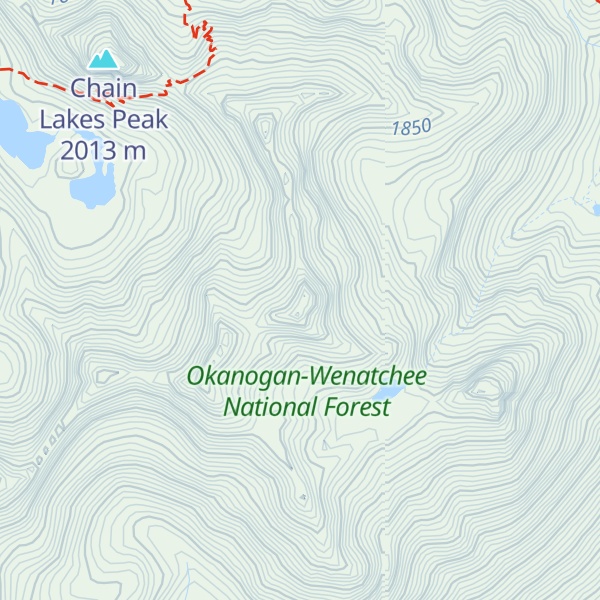 Map of Bulls Tooth