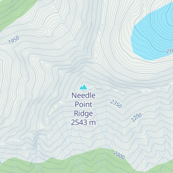 Map of Kaza Mountain