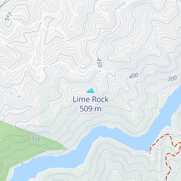 Map of Lime Rock