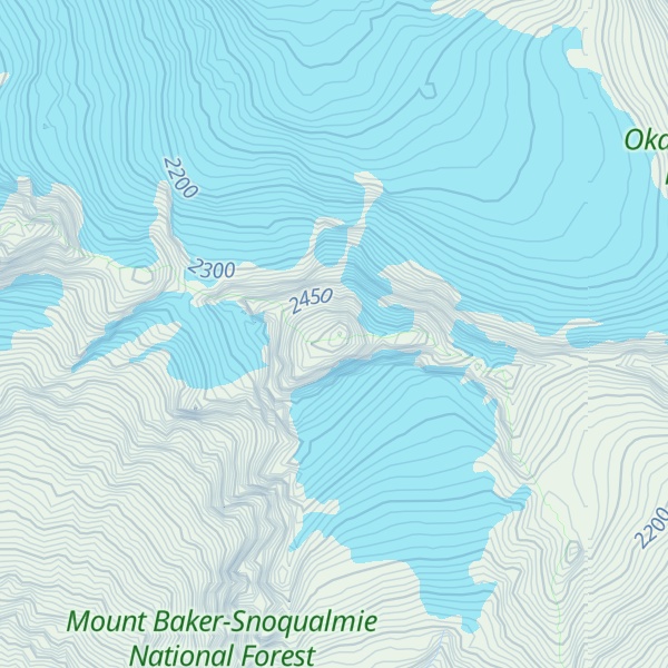 Map of Sinister Peak