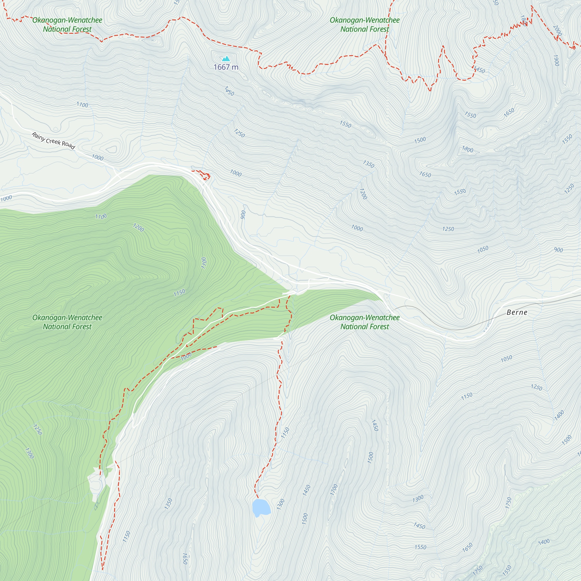 Stevens Pass Nordic Center map