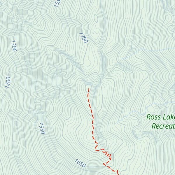 Map of Desolation Peak