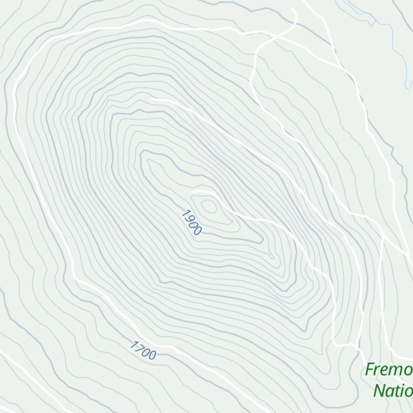 Map of Sycan Butte