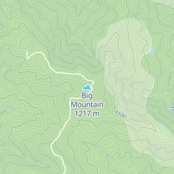 Map of Big Mountain