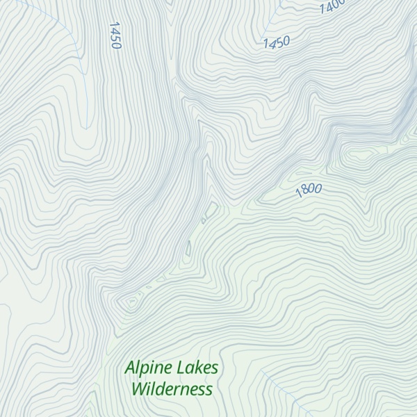 Map of Sam Hill Peak