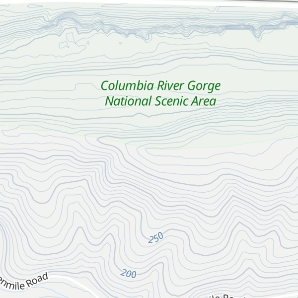 Map of Kaser Ridge
