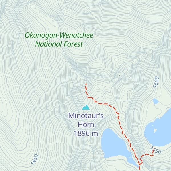Map of Labyrinth Mountain