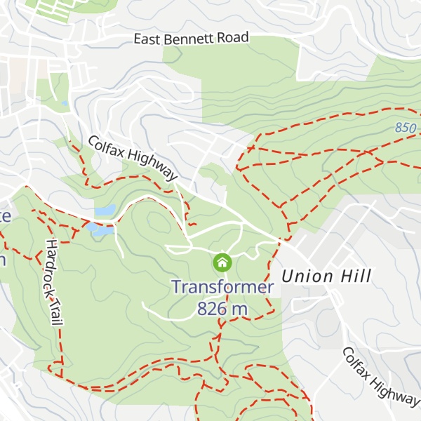 Map of Rowe Headframe